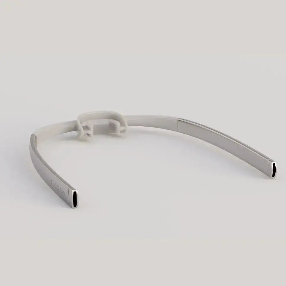 Frosteam adjustable headband back view ergonomic design for secure and comfortable use.