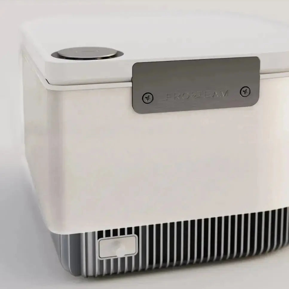 Essential oil diffuser slot integrated in Frosteam 3-in-1 device