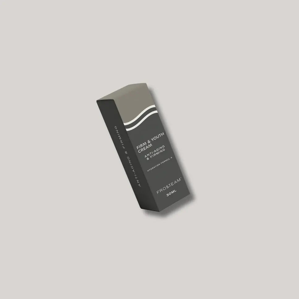 Frosteam Firm & Youth Cream packaging box – Anti-Aging & Firming hydration skincare