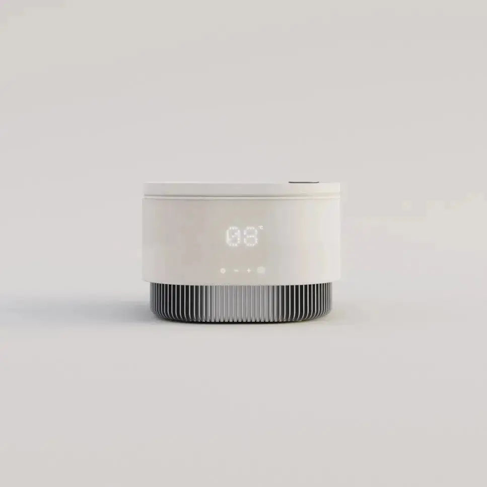 Frosteam 3-in-1 device open with nano-ionic steam coming out