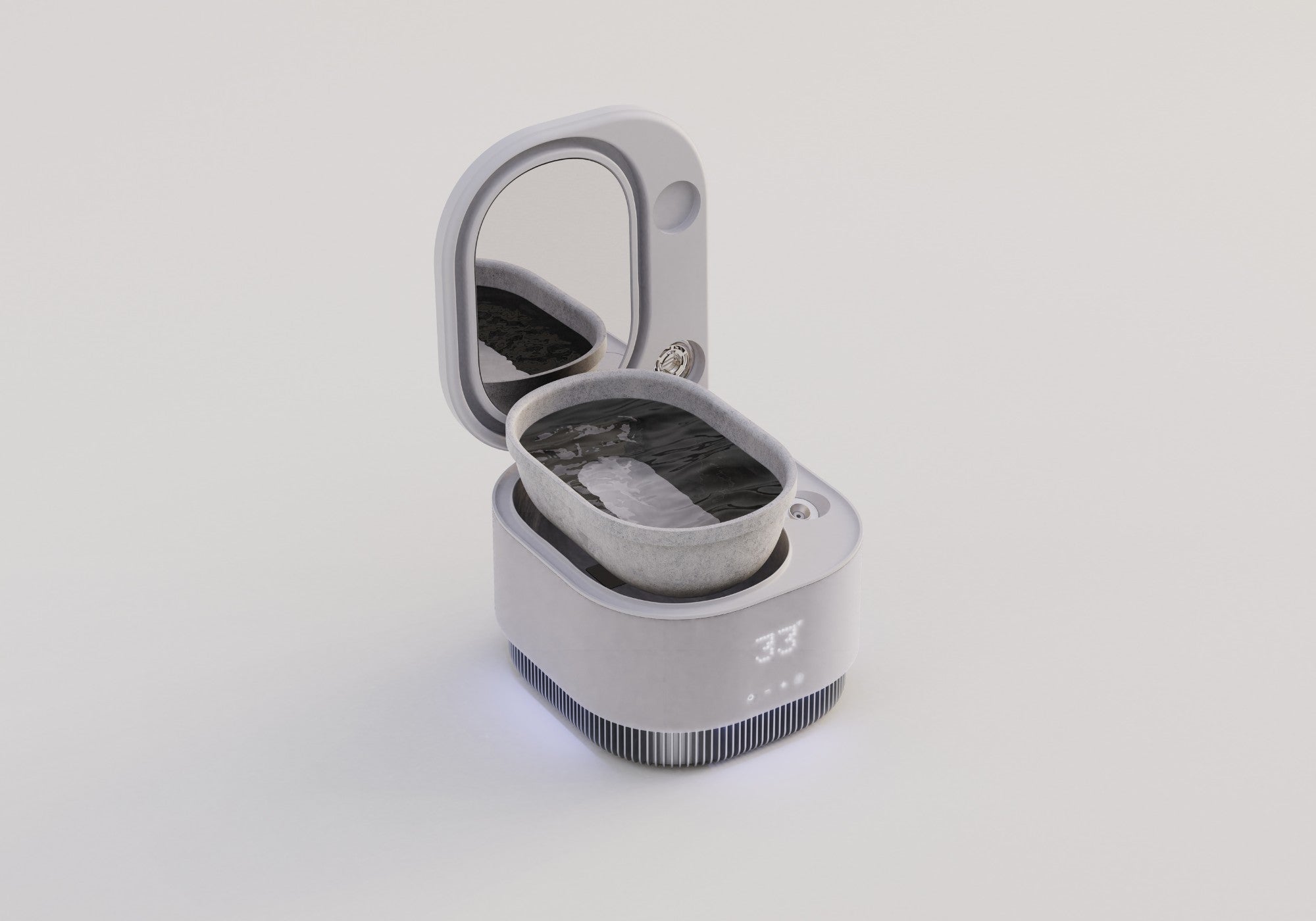 Removable cold water bowl of the Frosteam device for contrast therapy