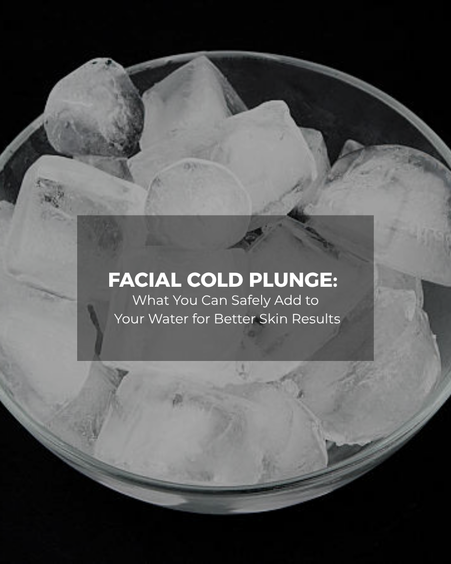 Facial Cold Plunge: What You Can Safely Add to Your Water for Better Skin Results