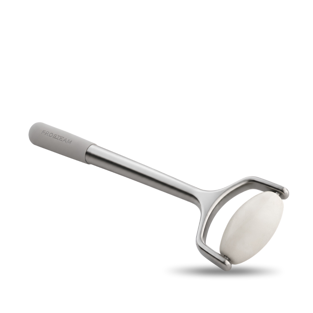 Frosteam Face Roller — circulation and sculpting tool on transparent background