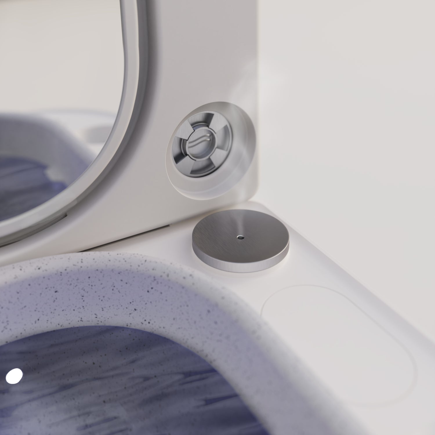 Frosteam essential oil diffuser integrated into the device for aromatherapy and a calming wellness experience at home