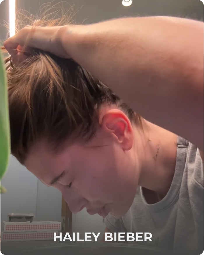 Hailey Bieber inspired ice facial technique focused on skin barrier support and calming sensitive skin.