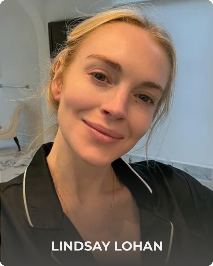 Lindsay Lohan inspired cold facial technique used for calming stressed skin and improving skin tone