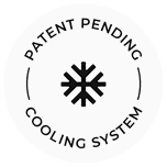 Patent pending cooling system badge — Frosteam Harmony